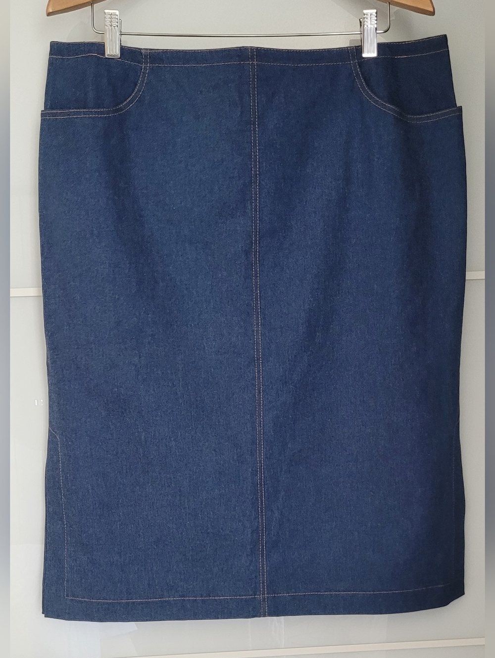 Escada Women's Denim Skirt.